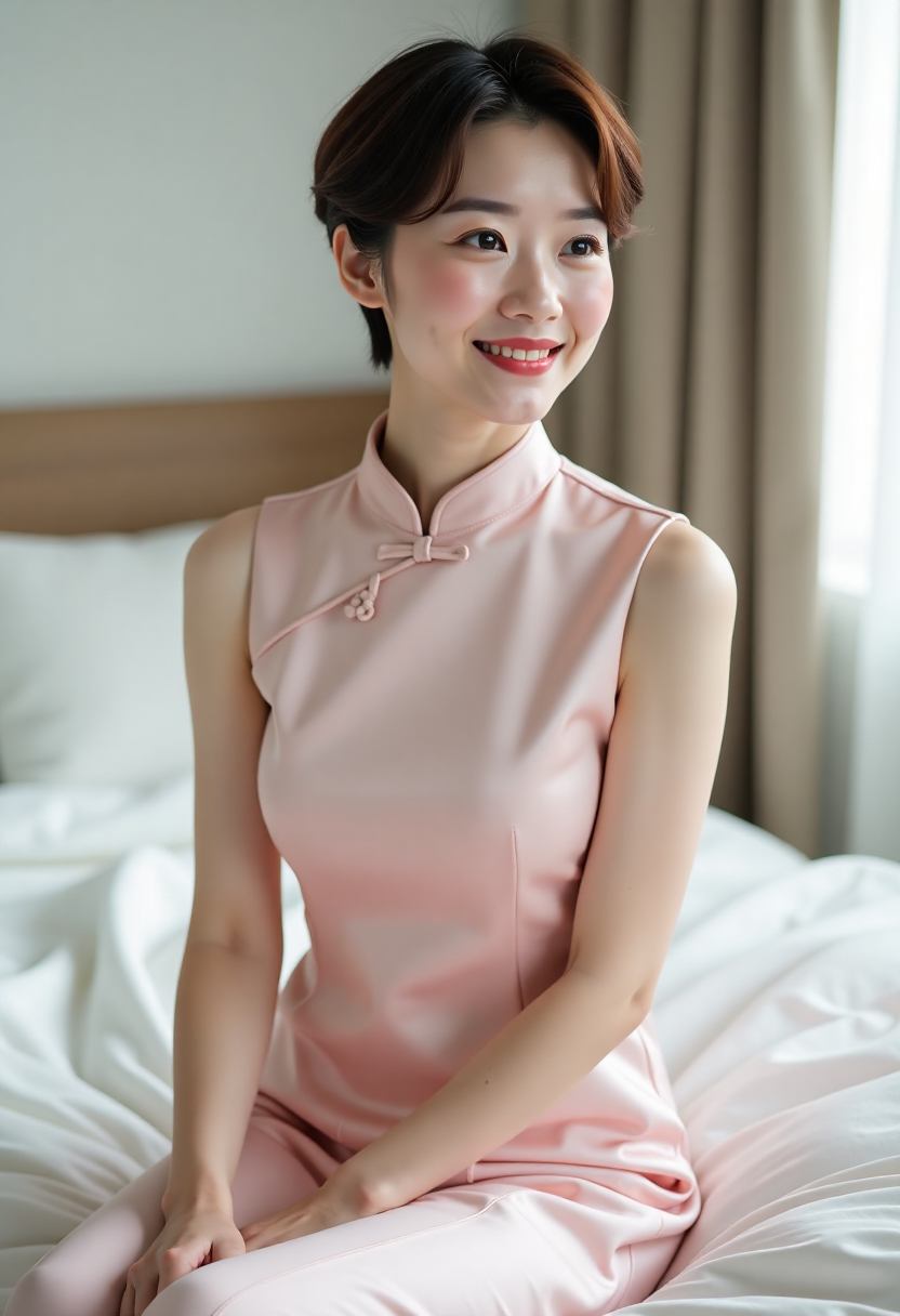 傍晚逆光人像